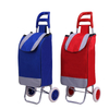 Multifunctional Supermarket Grocery Wheeled Small Folding Groceries Shopping Cart Trolley Bag